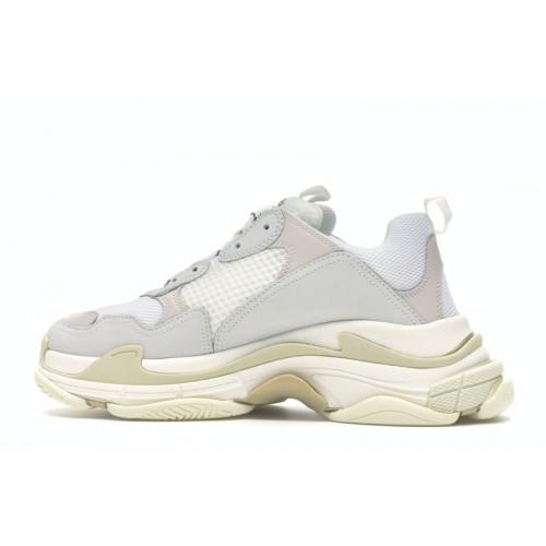 Кроссы Balenciaga Triple S White 2019 - мужская сетка размеров
