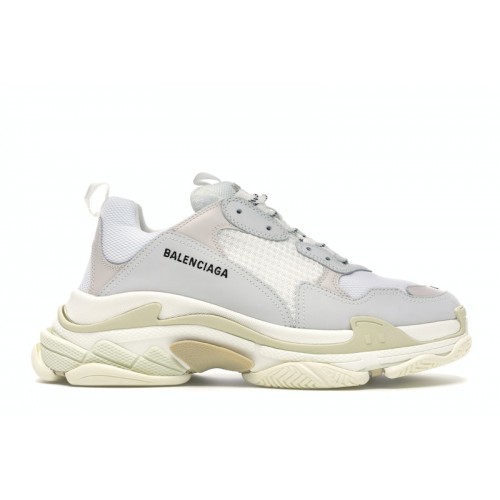 Кроссы Balenciaga Triple S White 2019 - мужская сетка размеров