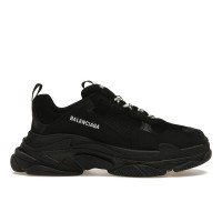 Кроссовки Balenciaga Triple S Black White Laces