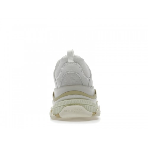 Кроссы Balenciaga Triple S White Tan - мужская сетка размеров