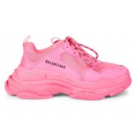 Кроссовки Balenciaga Triple S Fluorescent Pink