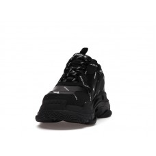 Кроссовки Balenciaga Triple S Allover Logo Black
