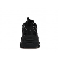Кроссовки Balenciaga Triple S Allover Logo Black