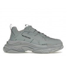 Кроссовки Balenciaga Triple S AllOver Logo Grey Black