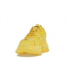 Balenciaga Triple S Allover Logo Yellow