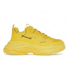 Balenciaga Triple S Allover Logo Yellow