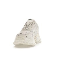 Кроссовки Balenciaga Triple S Allover Logo White