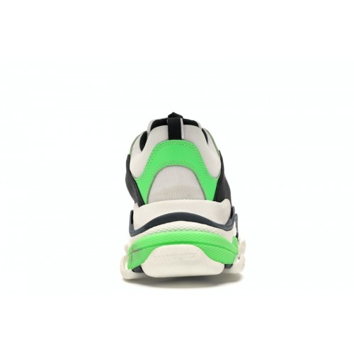 Кроссы Balenciaga Triple S Green Black - мужская сетка размеров