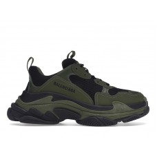 Кроссовки Balenciaga Triple S Dark Green Black