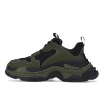 Кроссовки Balenciaga Triple S Dark Green Black