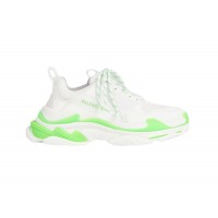 Кроссовки Balenciaga Triple S Fluo Green White