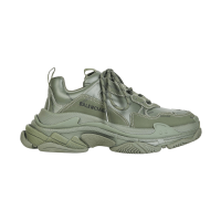 Кроссовки Balenciaga All Over Logo Triple S Green Black