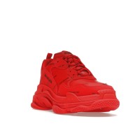 Кроссовки Balenciaga Triple S Allover Logo Red