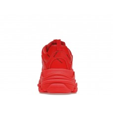 Кроссовки Balenciaga Triple S Allover Logo Red