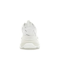 Кроссовки Balenciaga All Over Logo Triple S White Black