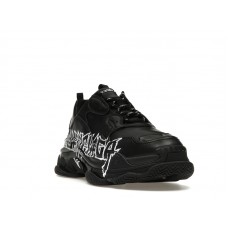 Кроссовки Balenciaga Triple S DIY Metal Artwork Black