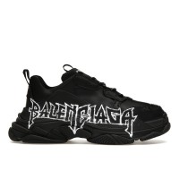 Кроссовки Balenciaga Triple S DIY Metal Artwork Black