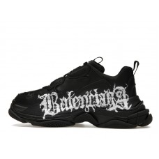 Кроссовки Balenciaga Triple S DIY Metal Artwork Black