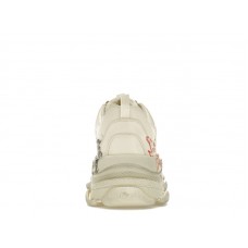 Кроссовки Balenciaga Triple S DIY Metal White Red