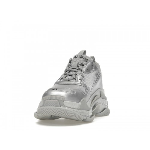 Кроссы Balenciaga Triple S Silver - мужская сетка размеров