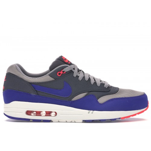 Кроссы Nike Air Max 1 Ultramarine Dark Grey - мужская сетка размеров