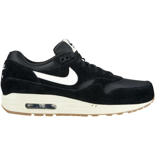 Кроссы Nike Air Max 1 Black Gum Light - мужская сетка размеров