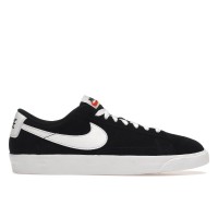 Мужские кроссовки Nike Blazer Low Premiuim Vintage Suede Black White