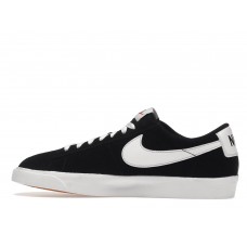 Мужские кроссовки Nike Blazer Low Premiuim Vintage Suede Black White