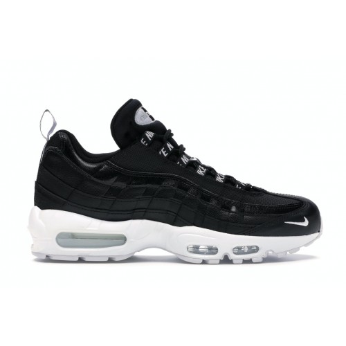 Кроссы Nike Air Max 95 Overbranding Black - мужская сетка размеров