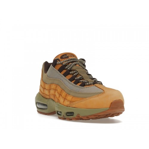 Кроссы Nike Air Max 95 Wheat - мужская сетка размеров