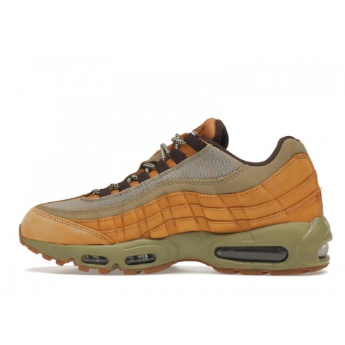 Кроссы Nike Air Max 95 Wheat - мужская сетка размеров