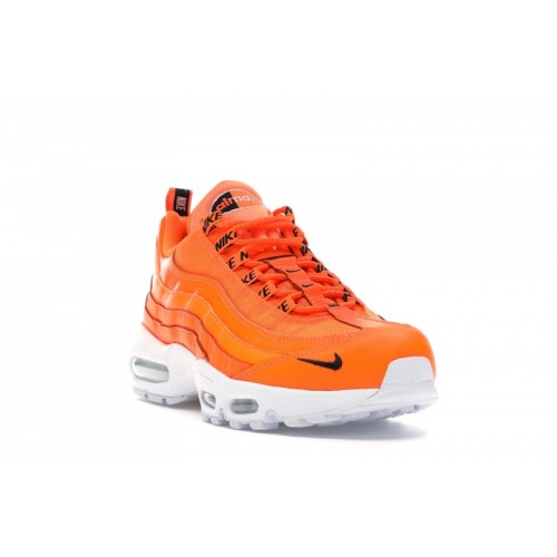 Кроссы Nike Air Max 95 Overbranding Total Orange - мужская сетка размеров