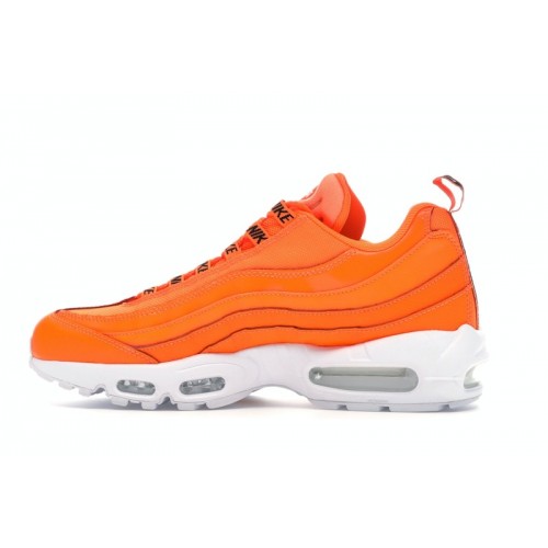 Кроссы Nike Air Max 95 Overbranding Total Orange - мужская сетка размеров