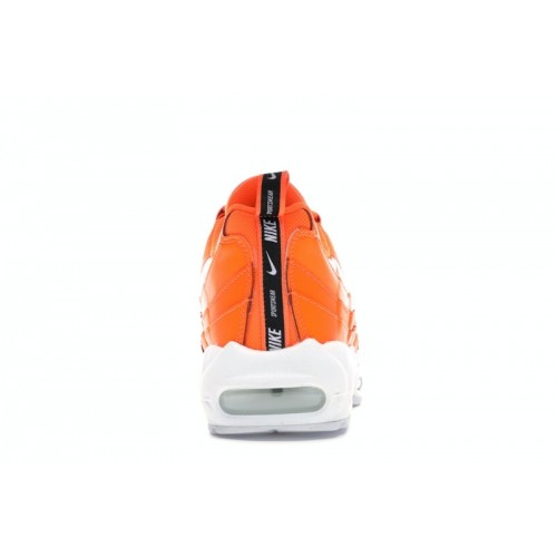 Кроссы Nike Air Max 95 Overbranding Total Orange - мужская сетка размеров