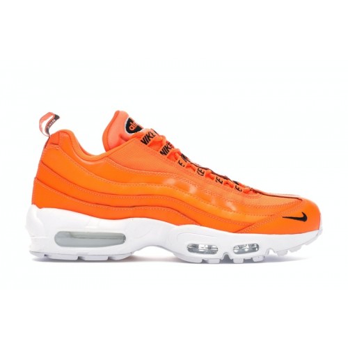 Кроссы Nike Air Max 95 Overbranding Total Orange - мужская сетка размеров