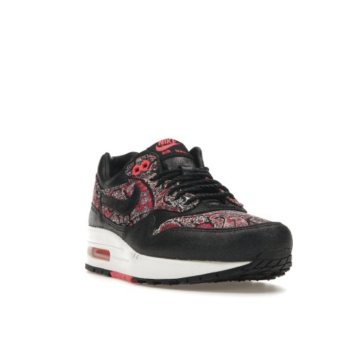 Кроссы Nike Air Max 1 Liberty Black Paisley (W) - женская сетка размеров