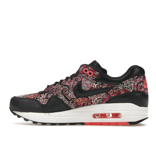Кроссы Nike Air Max 1 Liberty Black Paisley (W) - женская сетка размеров