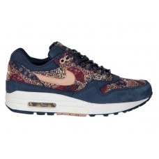 Женские кроссовки Nike Air Max 1 QS Liberty of London Navy (W)