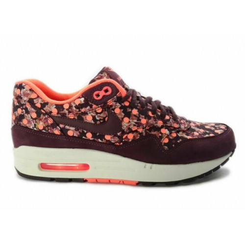 Кроссы Nike Air Max 1 Liberty Flower Polka Dot (W) - женская сетка размеров