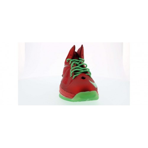 Кроссы Nike LeBron X Christmas - мужская сетка размеров