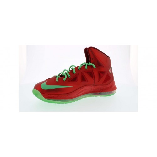 Кроссы Nike LeBron X Christmas - мужская сетка размеров