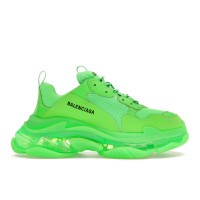 Кроссовки Balenciaga Triple S Neon Green Clear Sole