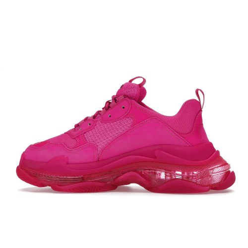 Кроссы Balenciaga Triple S Pink - мужская сетка размеров