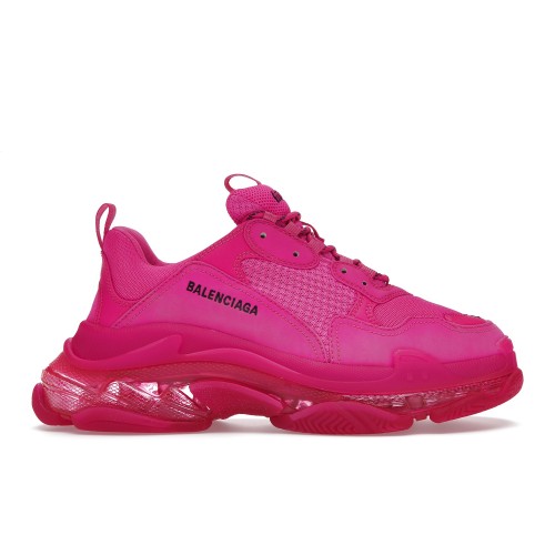 Кроссы Balenciaga Triple S Pink - мужская сетка размеров