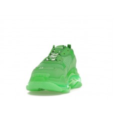 Кроссовки Balenciaga Triple S Clear Sole Bright Green