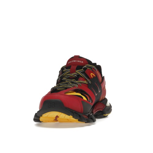 Кроссы Balenciaga Track Trainers Burgundy Black - мужская сетка размеров