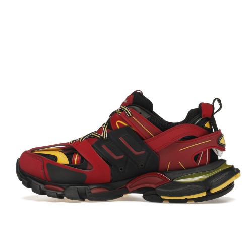 Кроссы Balenciaga Track Trainers Burgundy Black - мужская сетка размеров