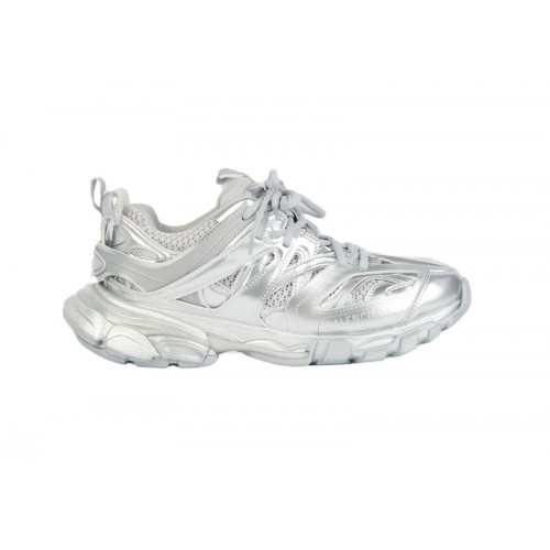 Кроссы Balenciaga Track Triple Silver - мужская сетка размеров