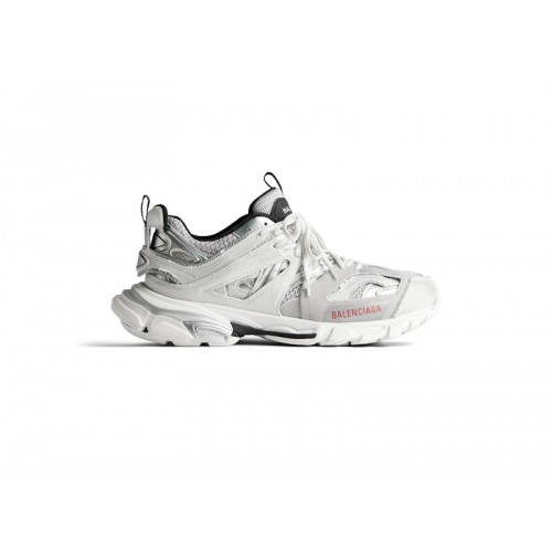 Кроссы Balenciaga Track Silver White - мужская сетка размеров