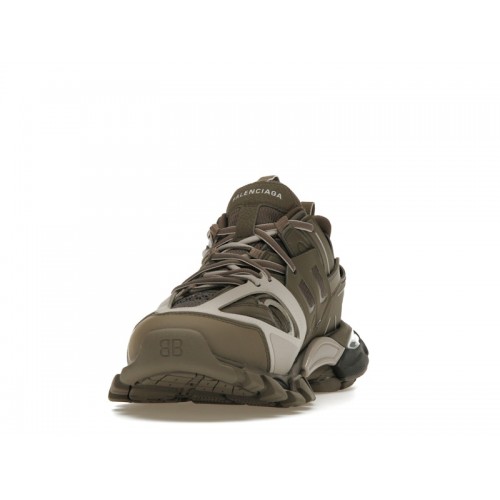 Кроссы Balenciaga Track Brown Beige - мужская сетка размеров